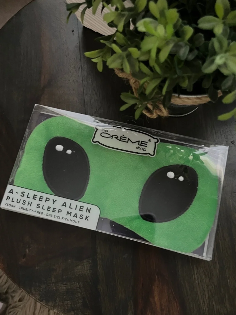 The Crème Shop A-Sleepy Alien Plush Sleep Mask